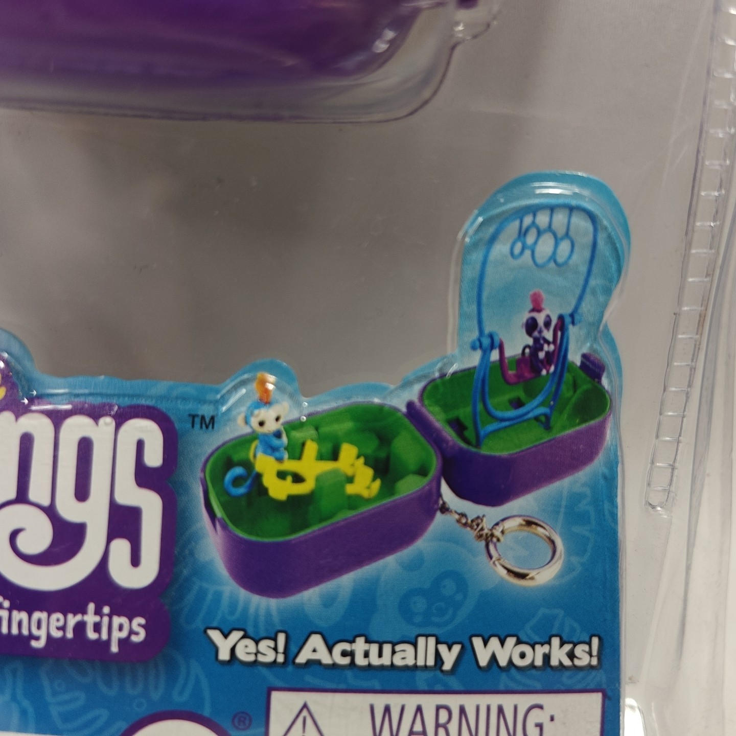 Worlds Coolest Fingerlings Keychain Play Set 2 Pack Bundle Play Ground Sets
