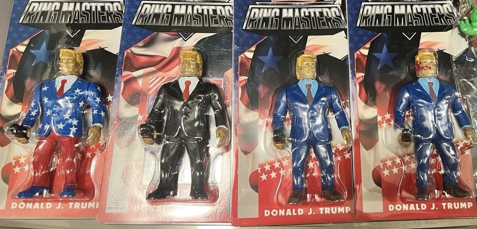 Rush Collectibles Trump Ring Masters Retro Figures All 4 Variants 🔥🔥🔥