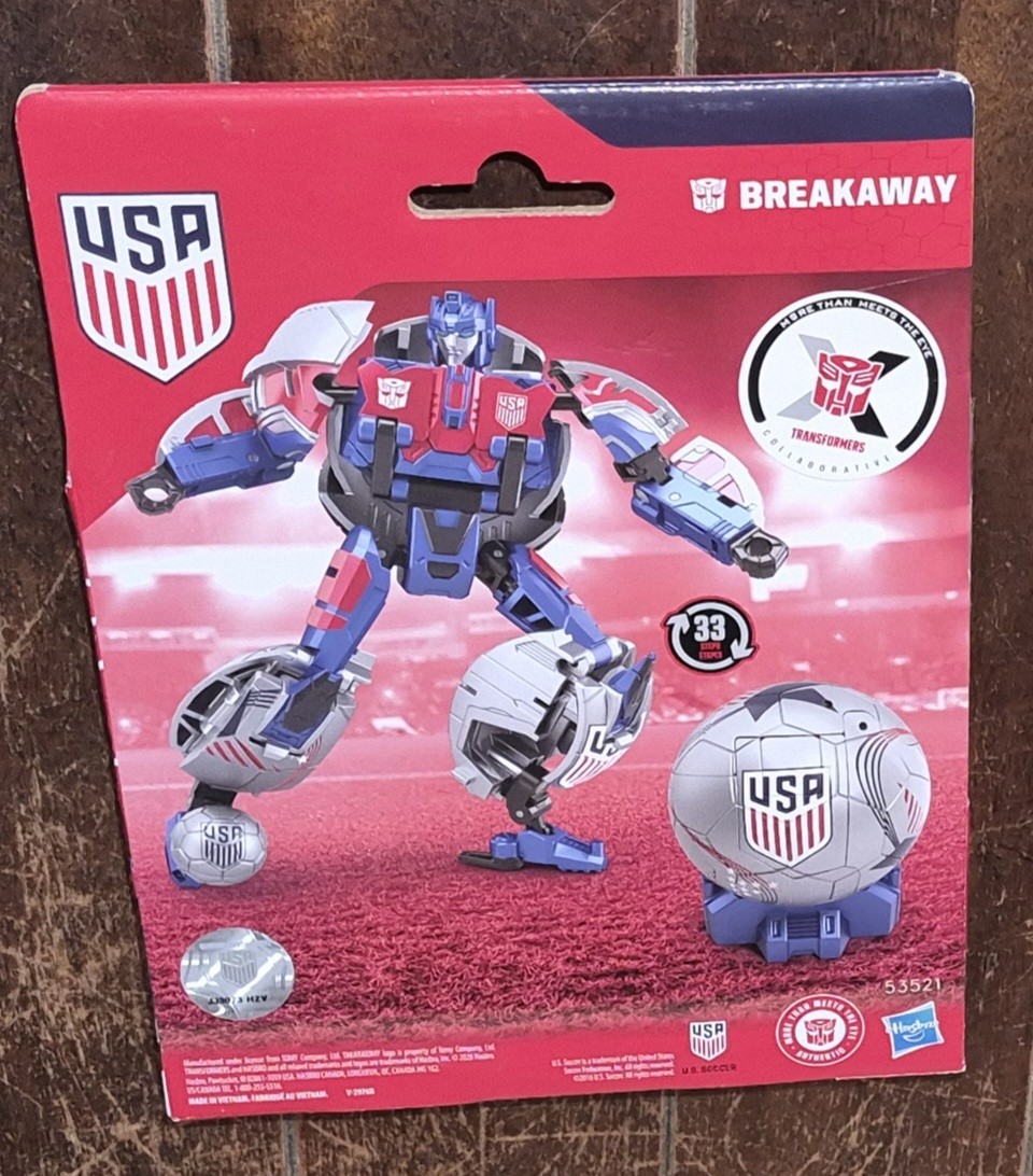 Transformers USA Soccer 2-in-1 (2026) BREAKAWAY 5&Prime; Figure! #G2247