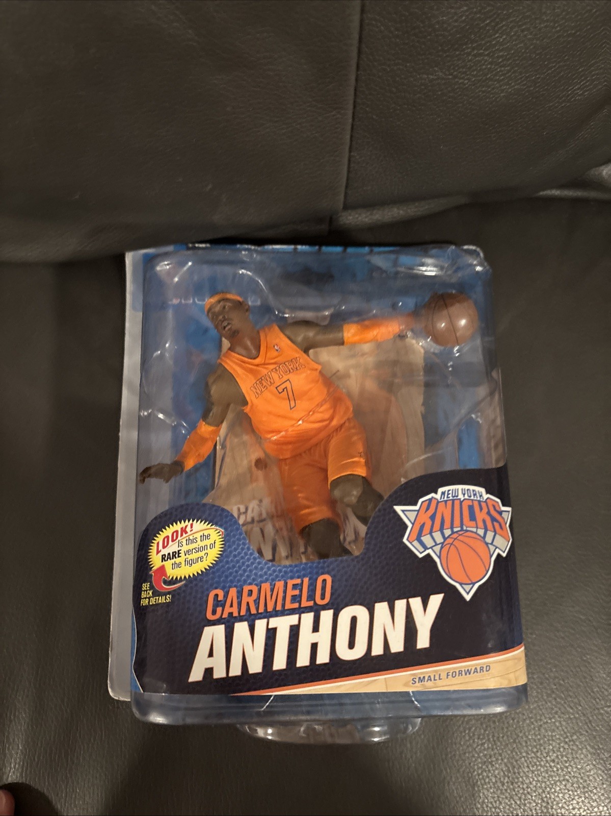 2013 McFarlane Carmelo Anthony Figure RARE Christmas Uniform Edition Orange MOC