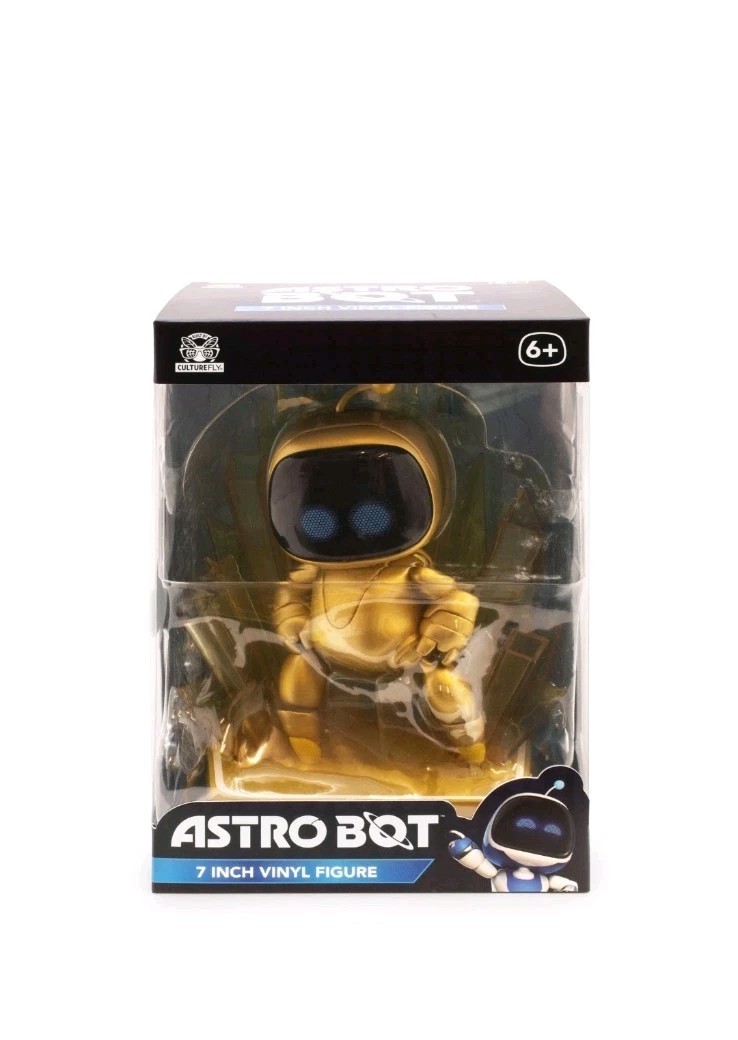 Astro Bot Gold Vinyl Figure 7-Inch by CultureFly – Limited Edition – New Sealed
