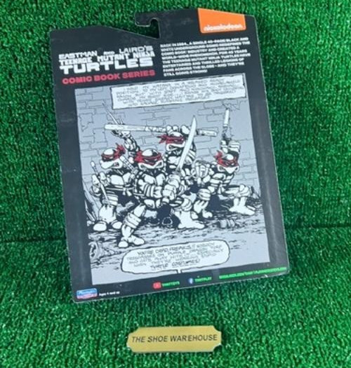TMNT Ninja Turtles Michelangelo Black White Comic Book Series Playmates &rsquo;24 NEW