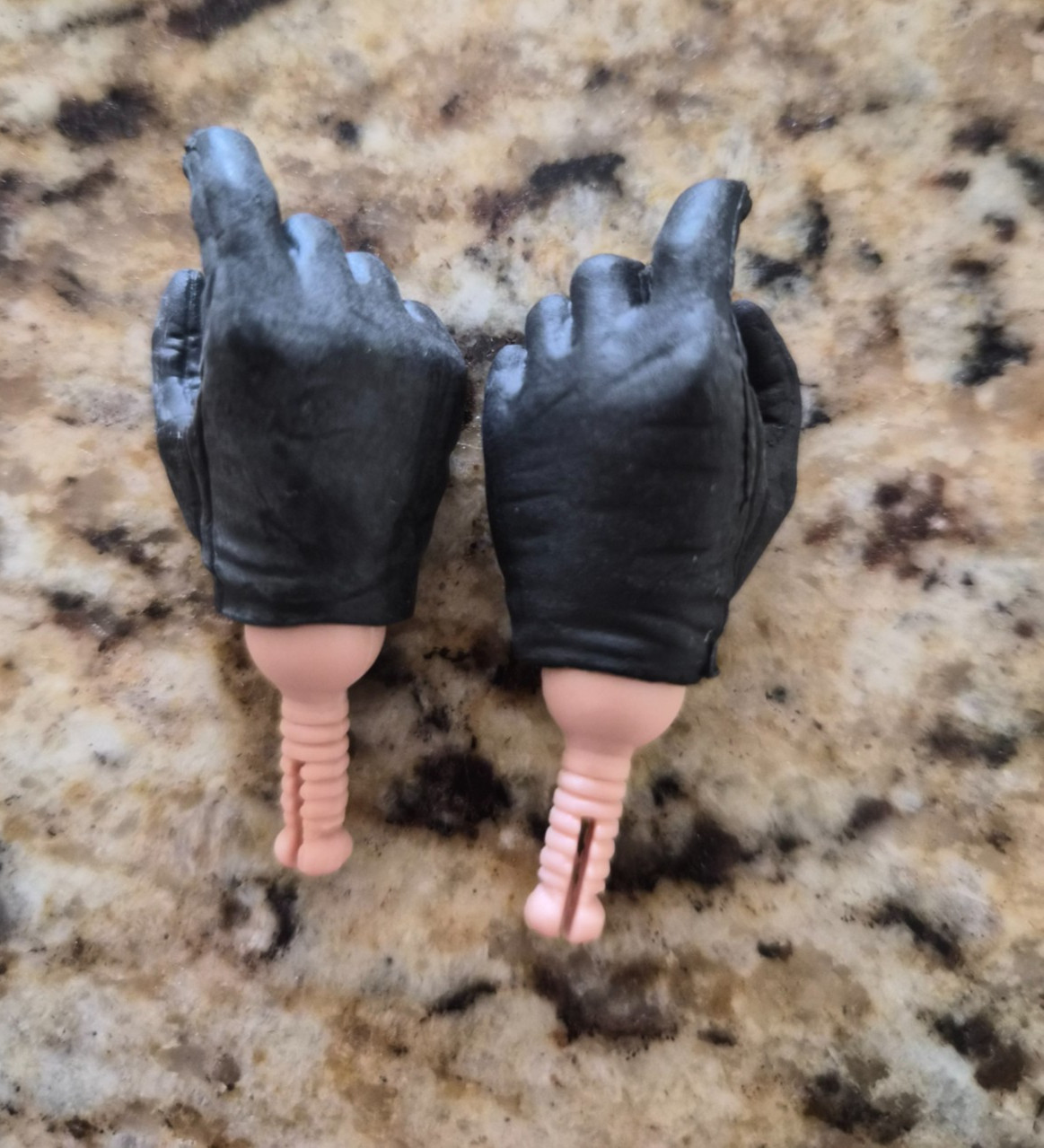 Cotswold Collectibles Black Hands Gloves Parts Replacement for 1:6 12&Prime; Figure