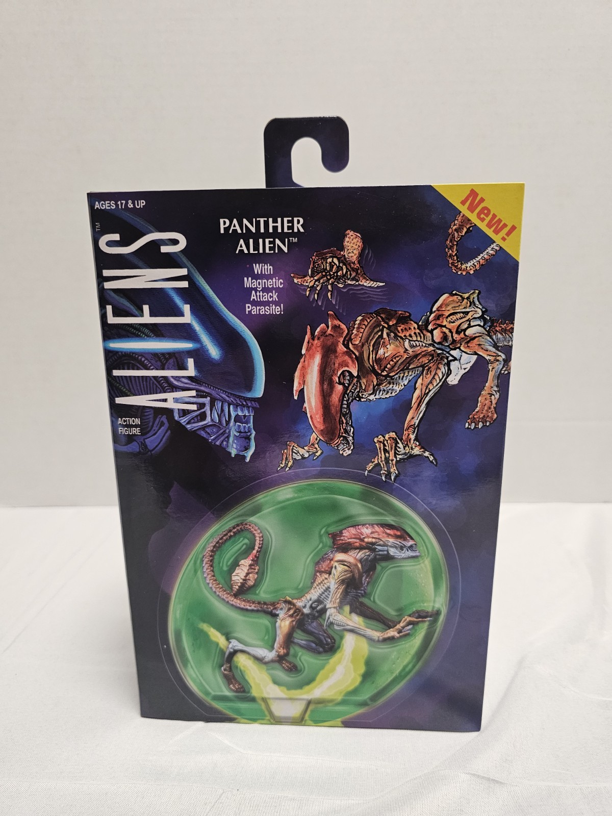 NECA Aliens Panther Alien Kenner Tribute NIB New Sealed Alien Earth