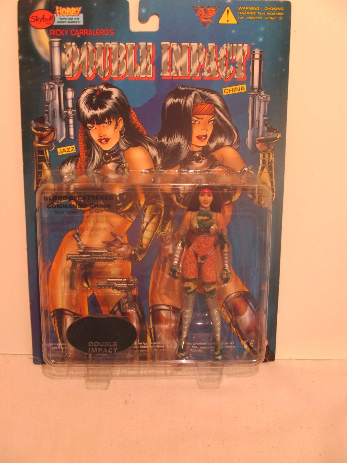 Double Impact Blood Splattered China Short Pack Variant Rare 6&Prime; Action Figure