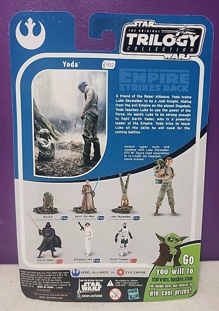 Star Wars Original Trilogy Collection #02 Yoda (Dagobah Training) 2004