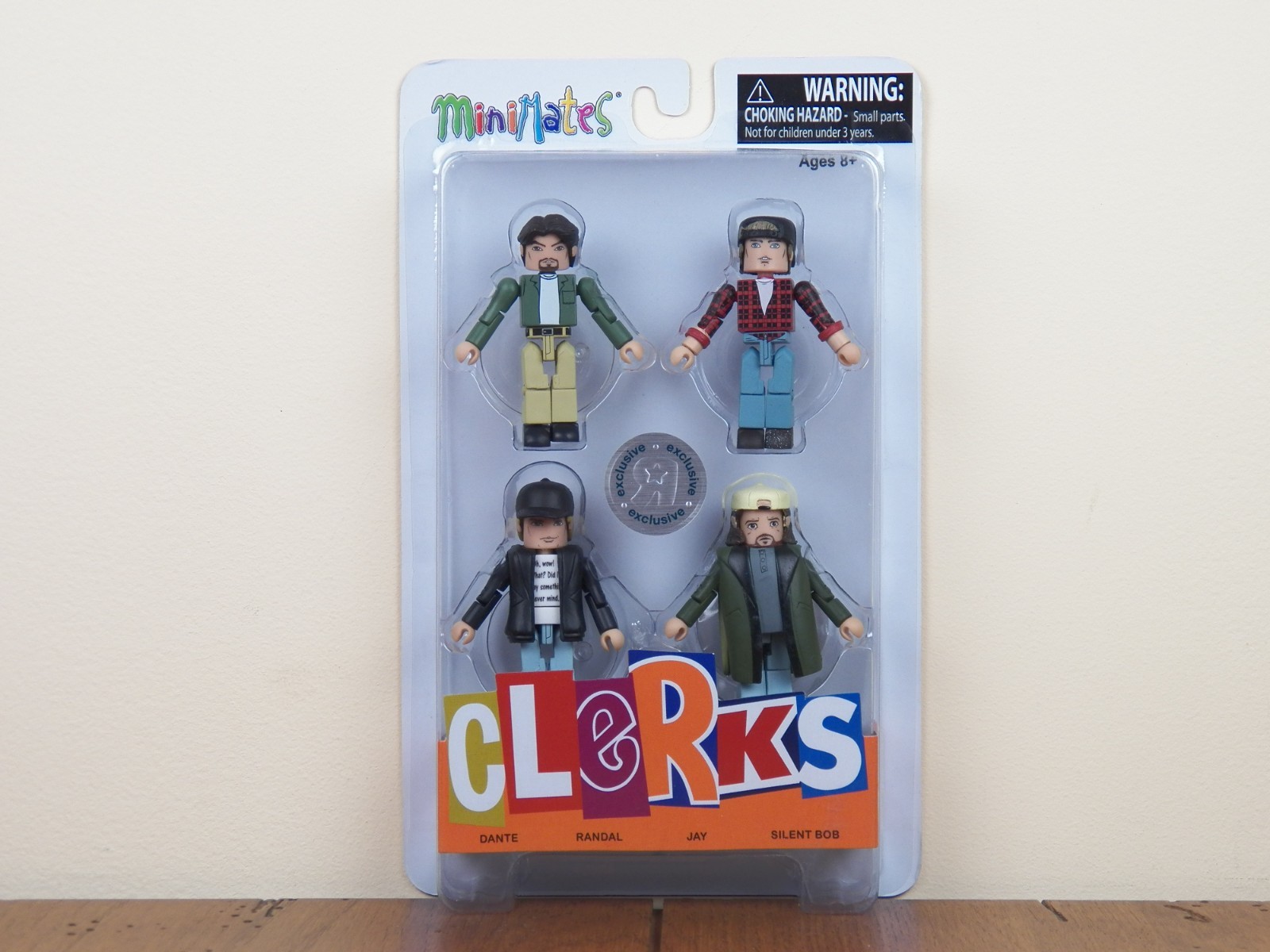 MiniMates Clerks Color Action Figure 4-Pack Dante Randal Jay Silent Bob **NEW**