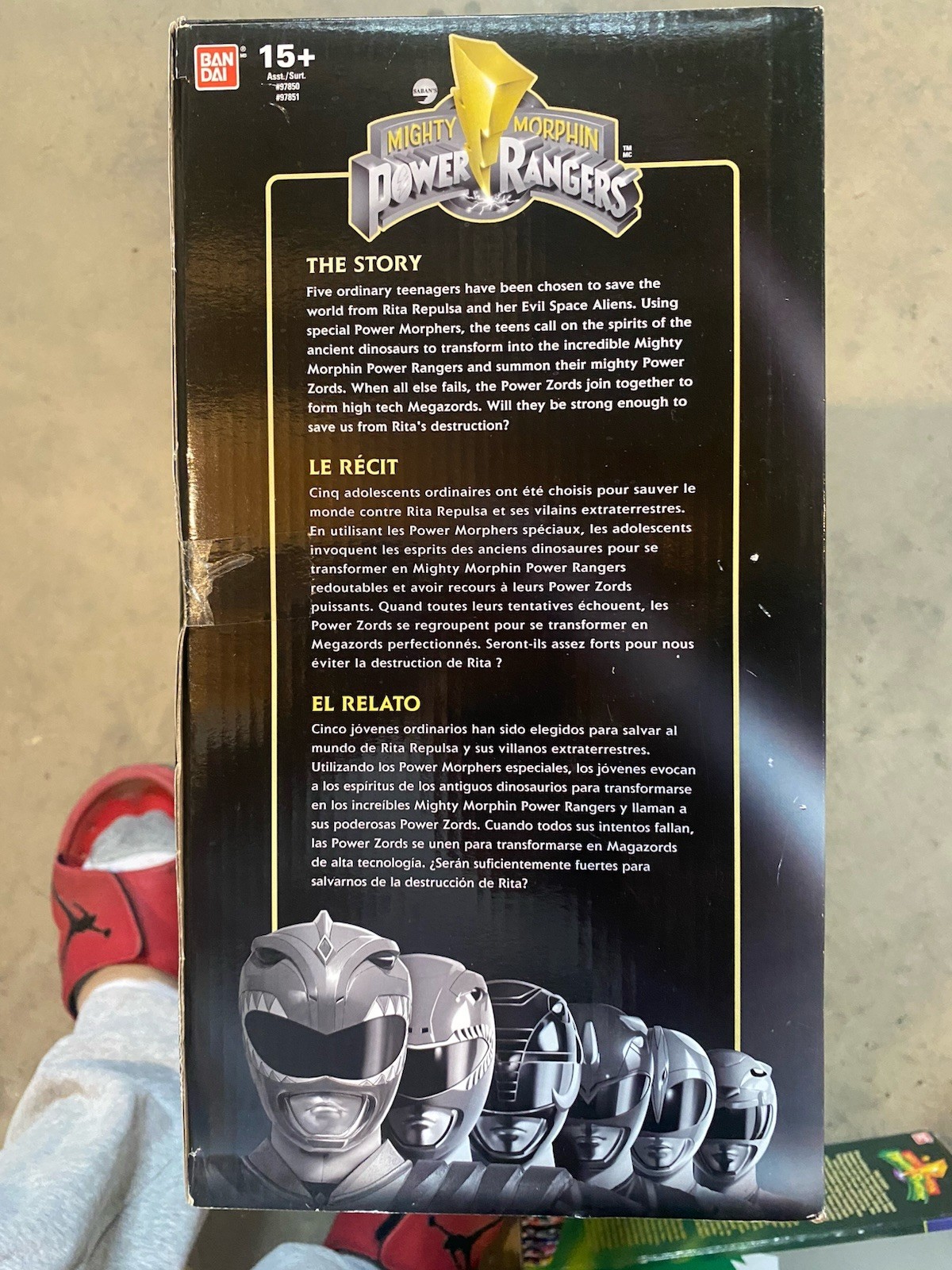 Mighty Morphin Power Rangers Legacy Titanus Carrier Zord Black Gold 2017 (READ!)