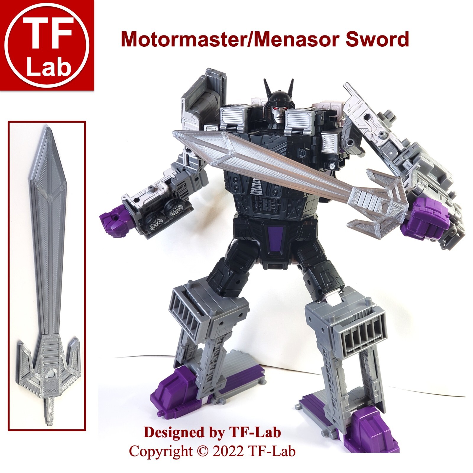 Front Car Mount for Transformers Legacy Menasor Stunticon Multipack