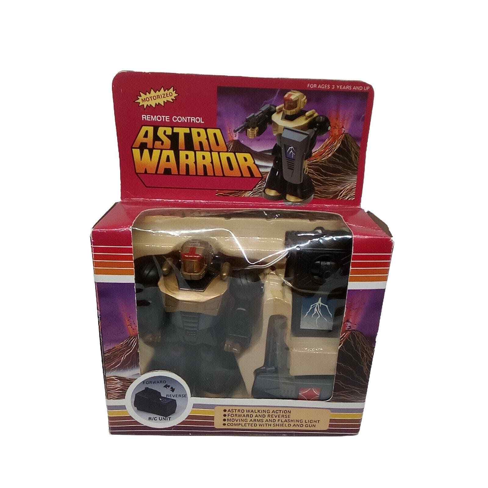 1985 Ciba Astro Warrior Battery Operated Wired Remote Control Motorized New