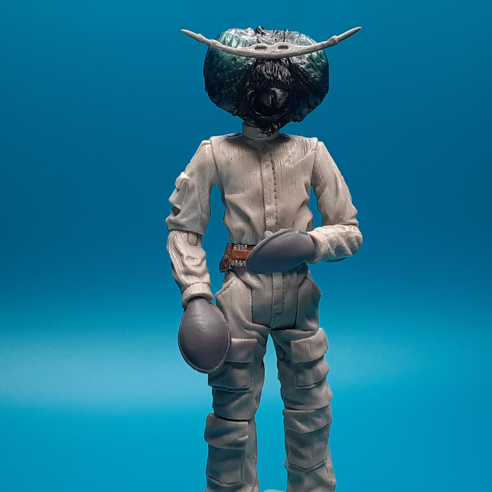 Star Wars Tzizvvt (Fly Guy) Cantina Alien Custom Head Cast TVC 3-3/4&Prime; 1:18Scale