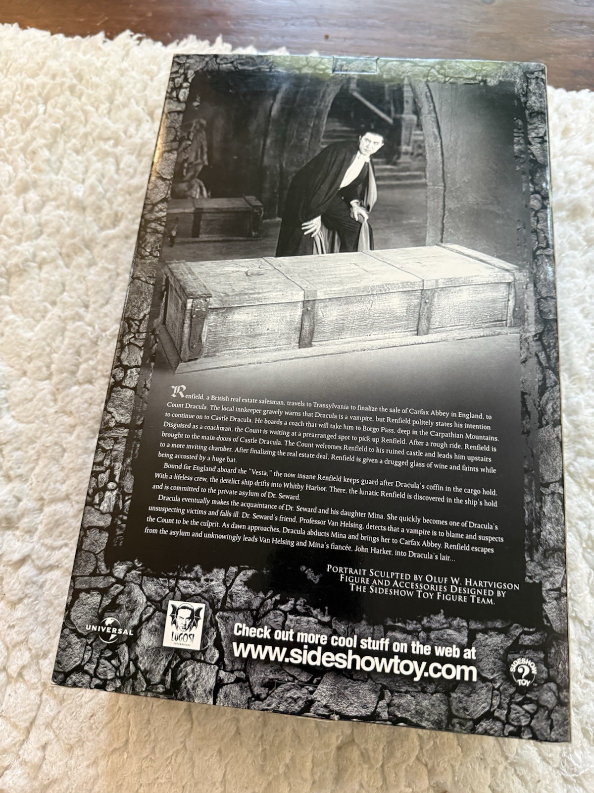 Dracula Silver Screen Edition 12&Prime; Figure Bela Lugosi Sideshow Universal Monsters