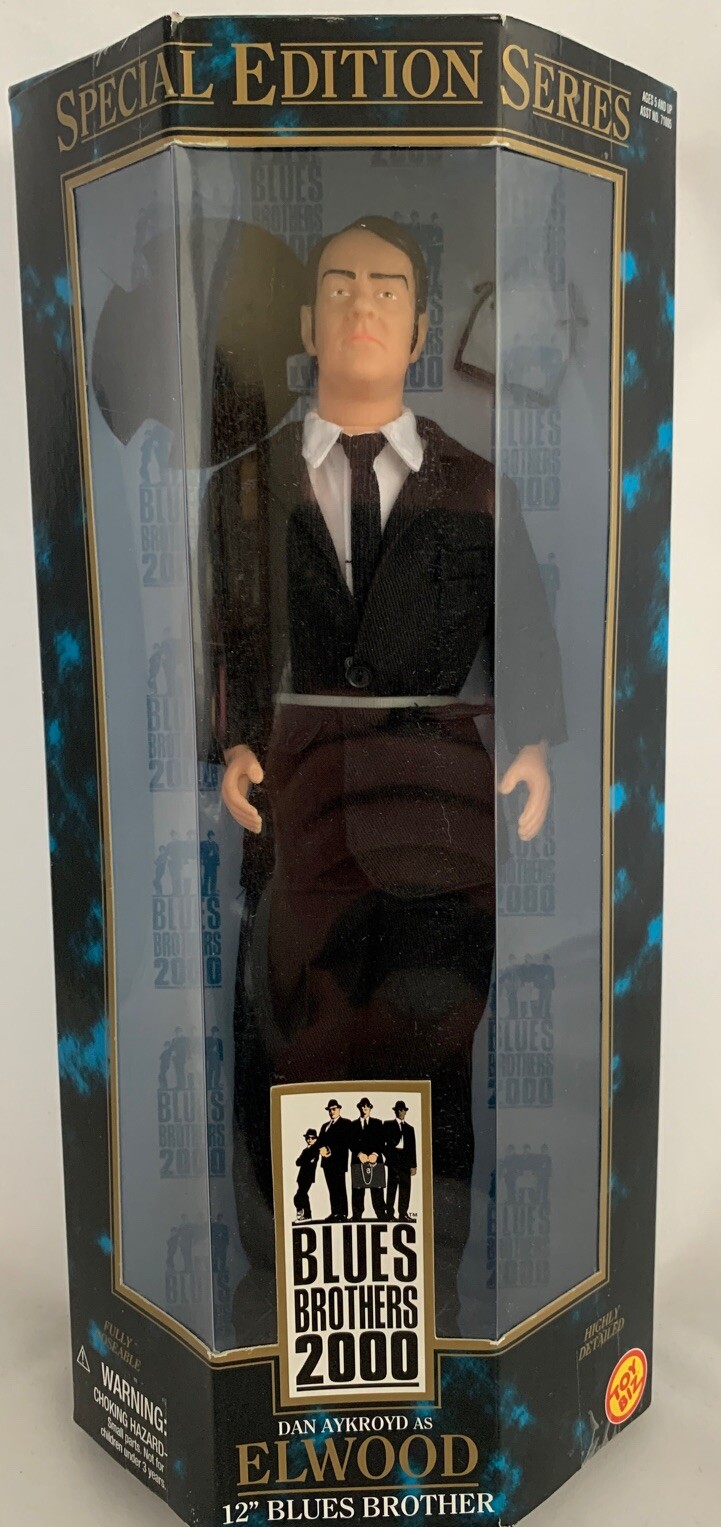 Blues Brothers 2000 Dan Aykroyd 12” Action Figure,ToyBiz ,MISB, (B145)