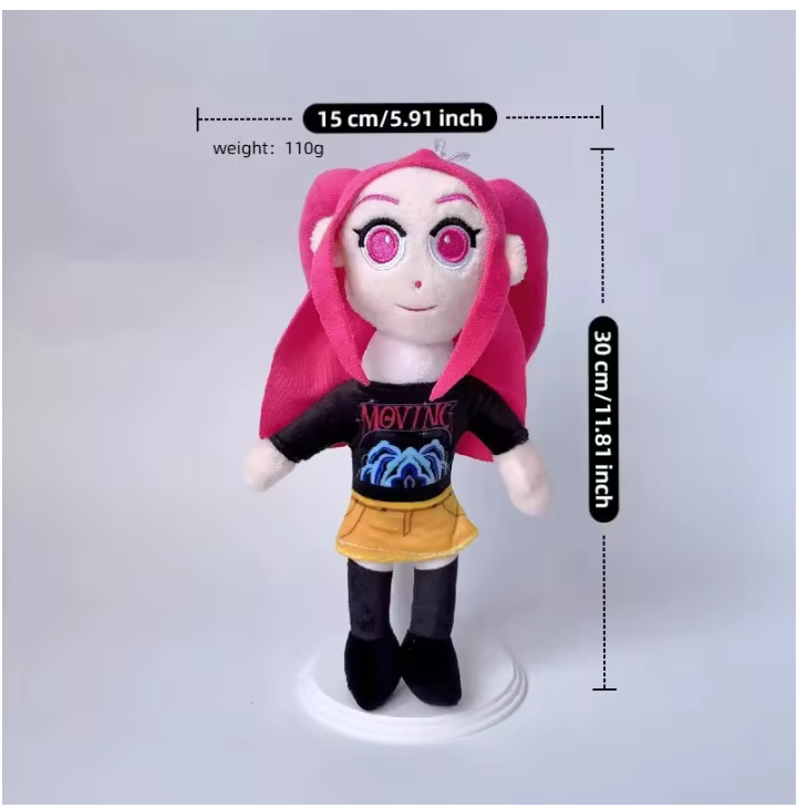Kpop Demon Hunters Anime Tiger Plush Toy Zoey Mira Rumi Plushie Doll Gift – 13