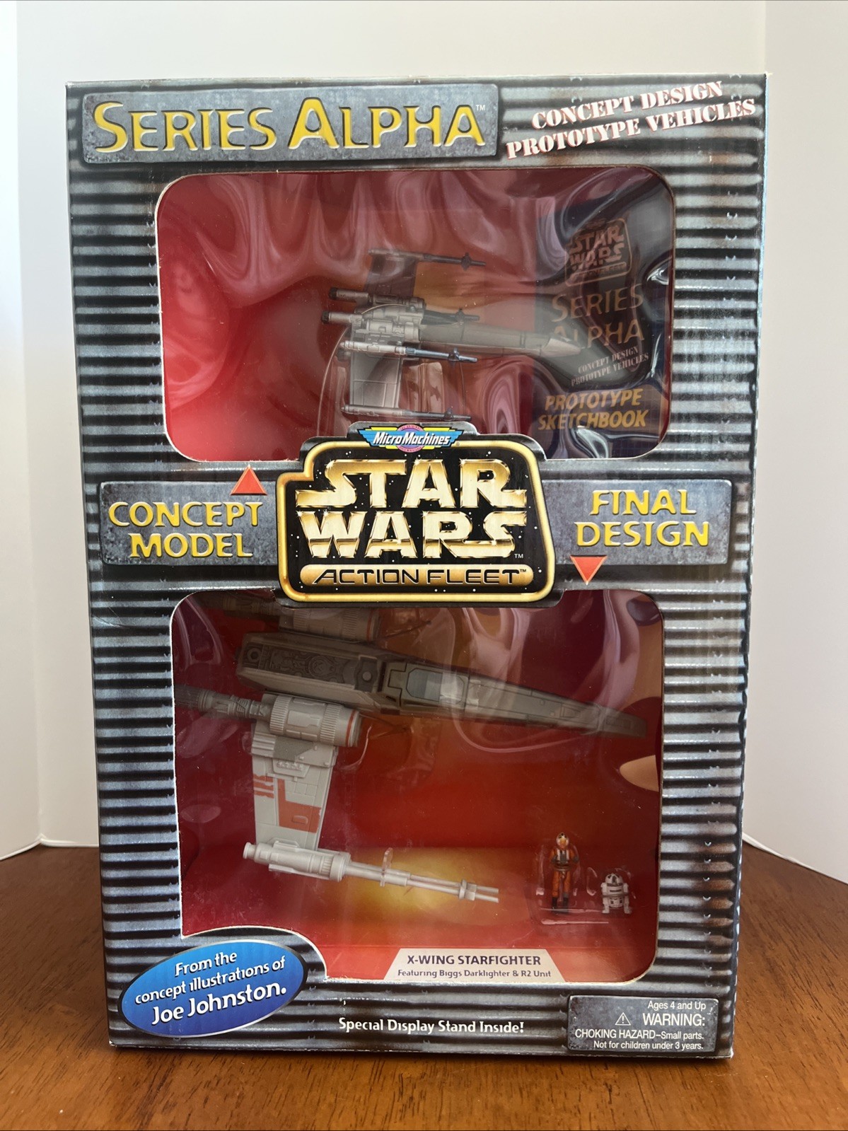 Galoob STAR WARS Micro Machines Action Fleet Series Alpha X-Wing Starfighter NIB