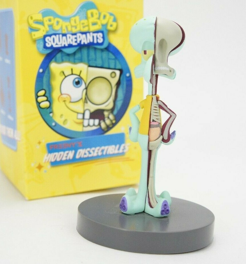 Mighty Jaxx Hidden Disectibles SpongeBob SquarePants Squidward 4&Prime; Jason Freeny