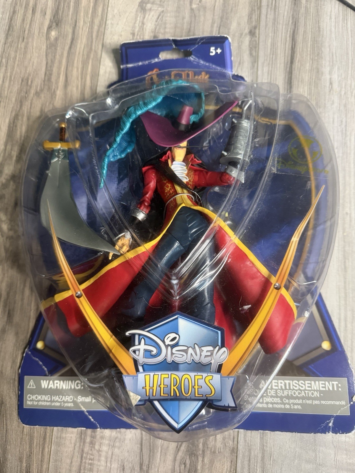 Disney Captain Hook Disney Heroes Action Figure Vintage