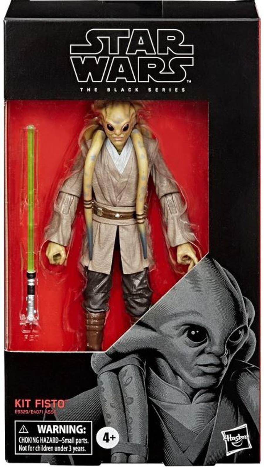 NEW – Star Wars The Black Series KIT FISTO 6&Prime; Action Figure #112 JEDI