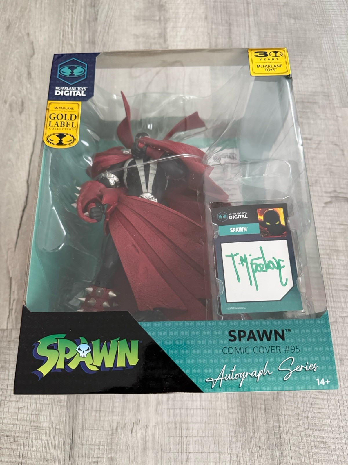 McFarlane Spawn 30th Anniversary Comic #95 Autographed Gold Label Figure Signed