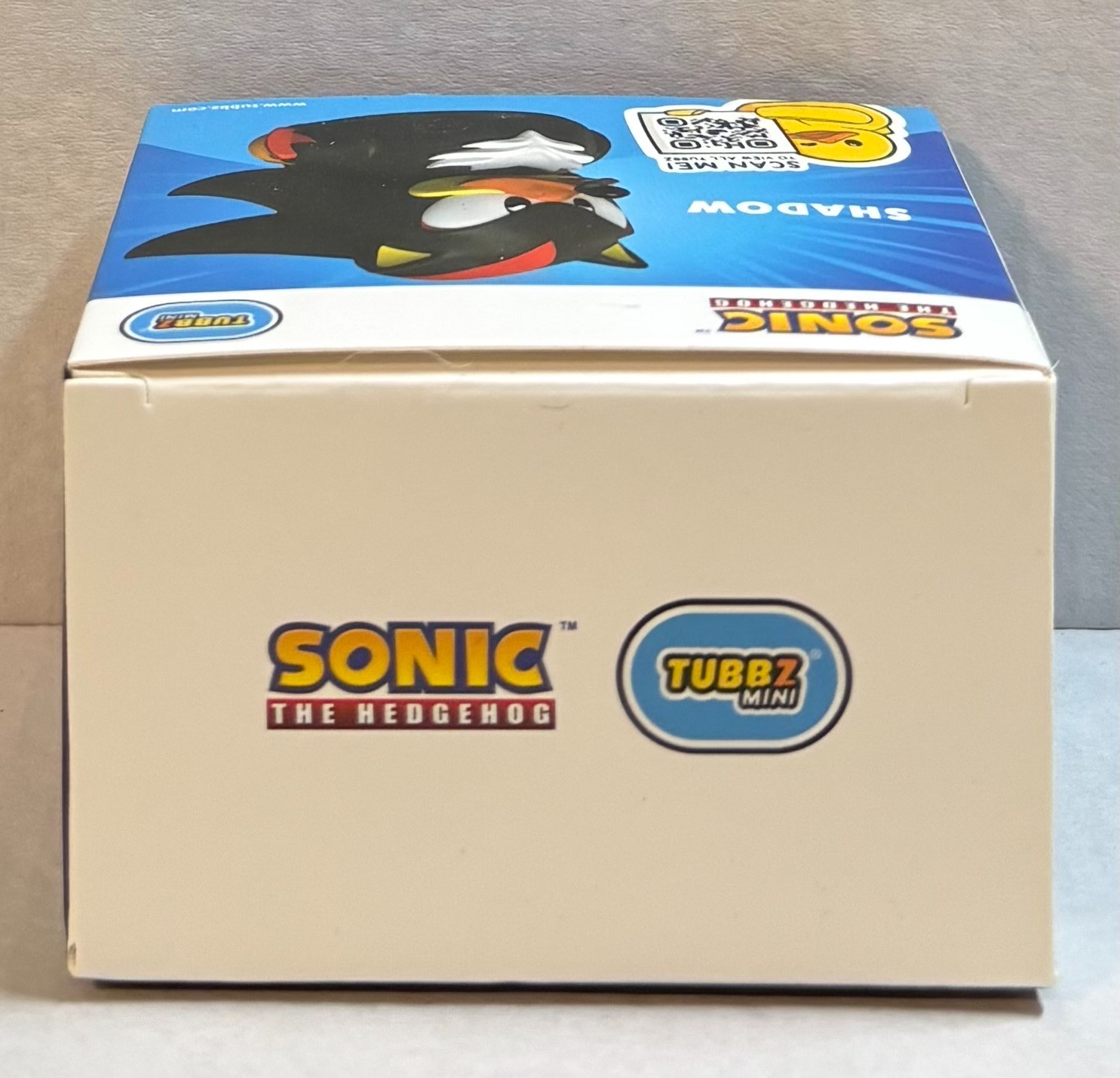 SHADOW – SONIC THE HEDGEHOG – Mini Tubbz – Rubber DucK