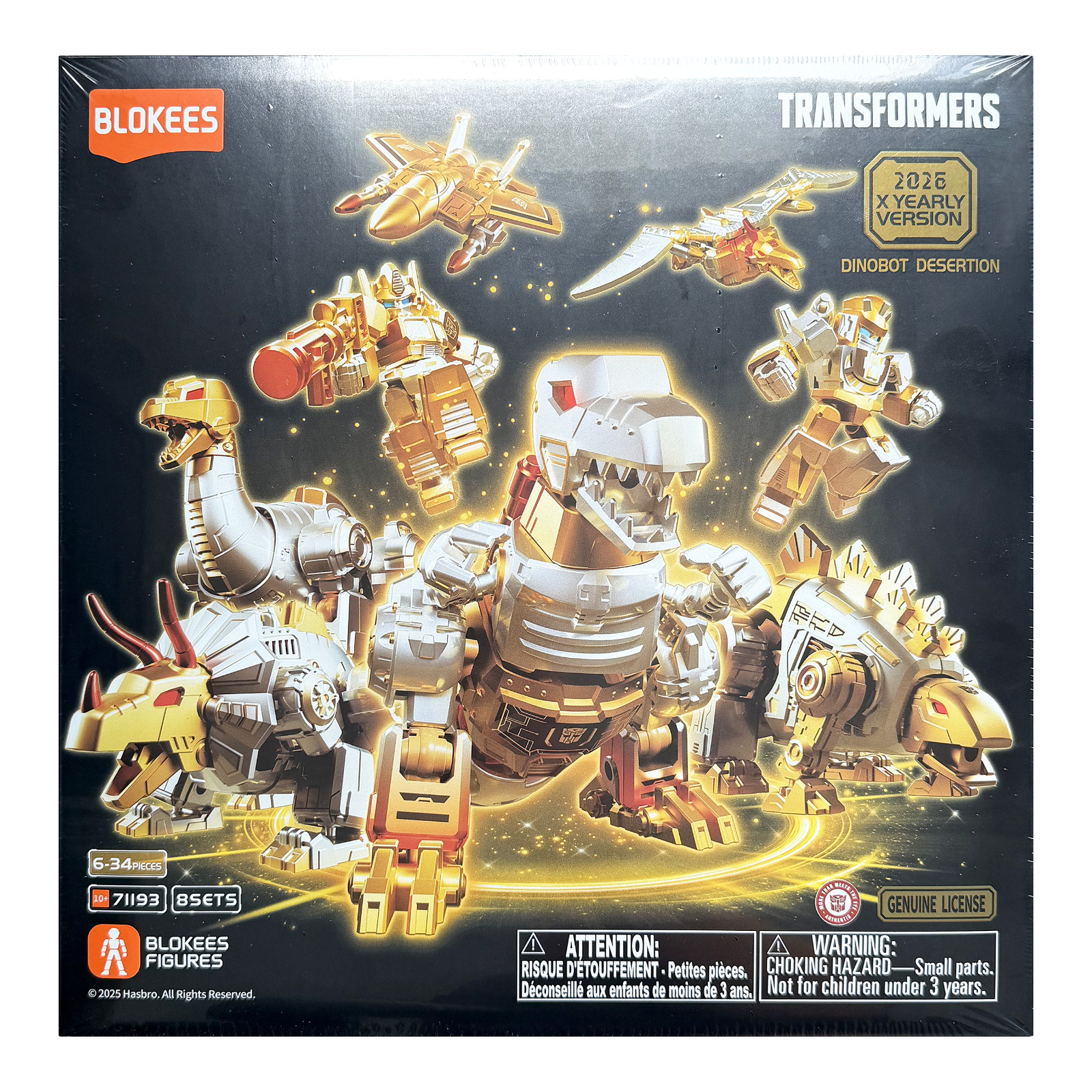 Blokees Transformers Gold Series Dinobot Desertion X Yearly Version Figure Kit