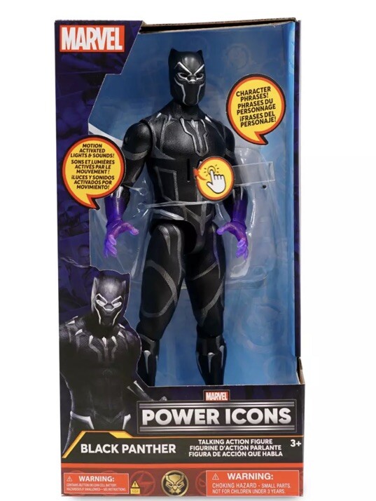 Marvel Disney Talking Black Panther Figure Exclusive Sounds 9&Prime;