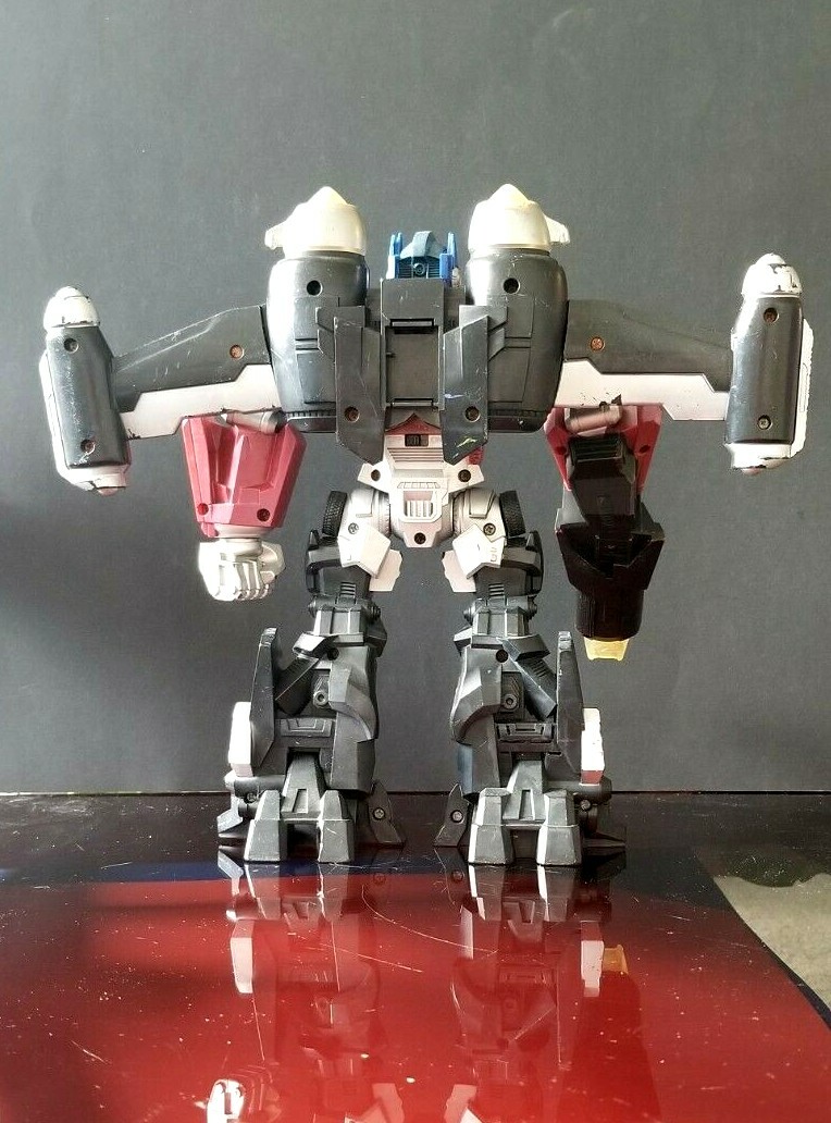 2008 TRANSFORMERS Mega Power Bots JETPOWER Optimus Prime 12&Prime;