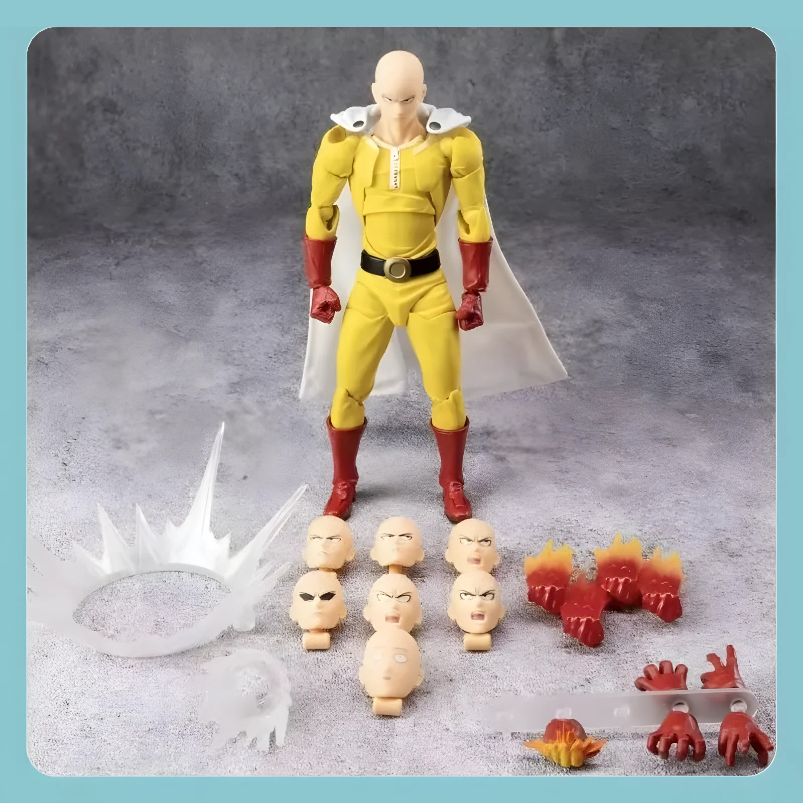 Anime One Punch Man SAITAMA 6-inch Action Figure Revoltech Amazing Yamaguchi Toy