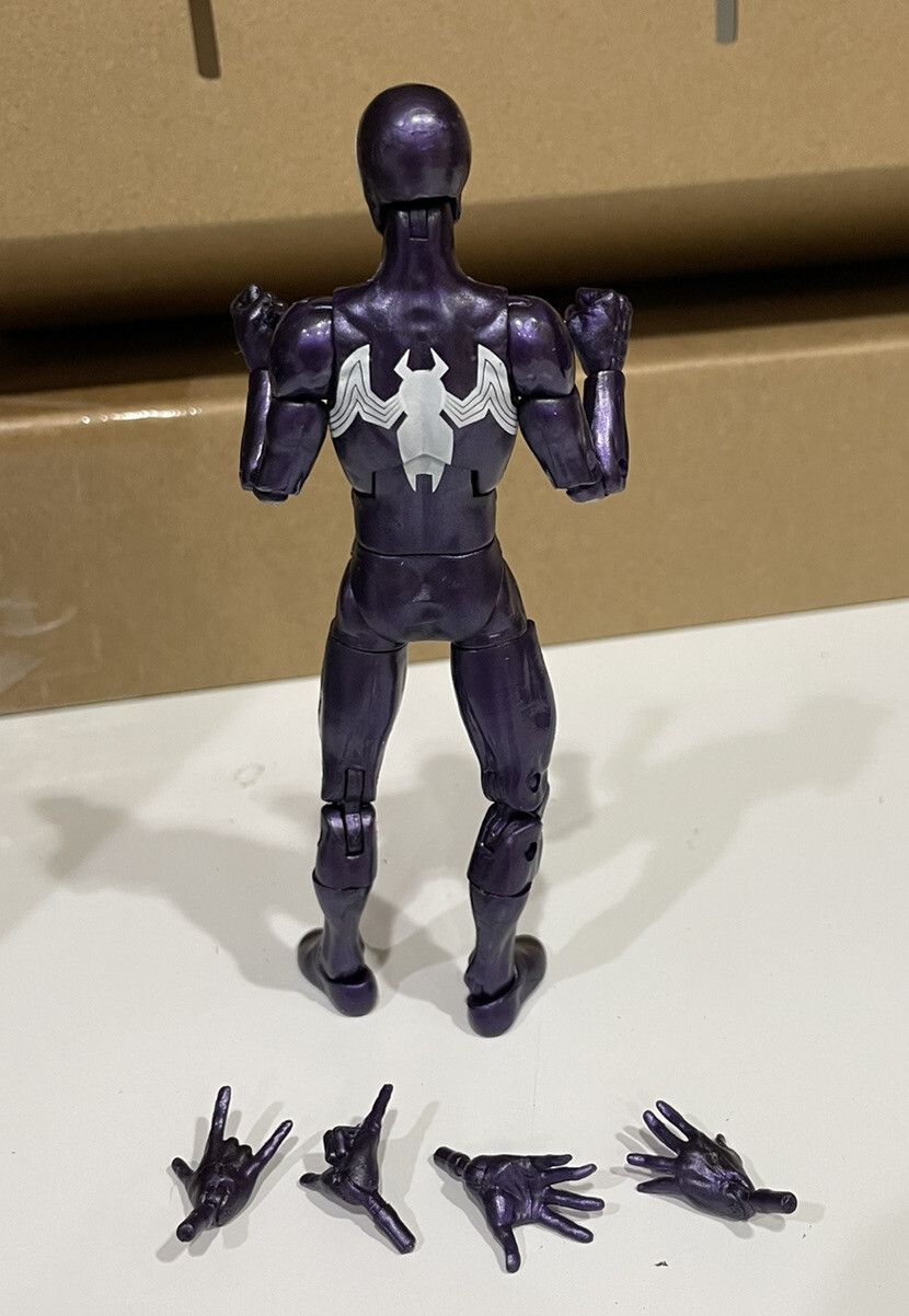 Marvel Legends 6&Prime; Ultimate Black Costume Spider-Man Amazon Exclusive 5 Pack New