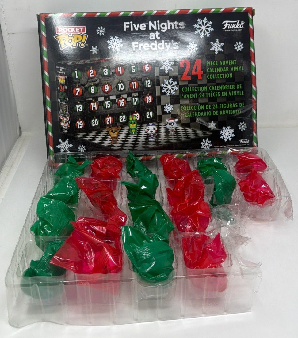Funko Pop! Advent Calendar: Five Nights At Freddy&rsquo;s Brand New Missing 4 figures!