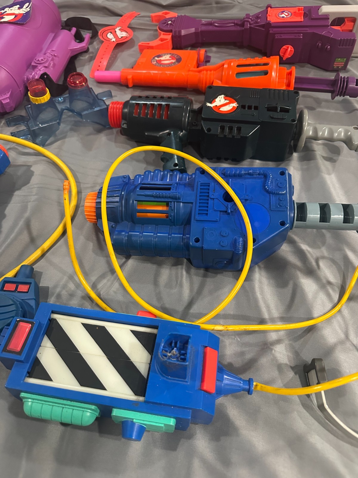 Vintage Kenner Real Ghostbusters Proton Pack & Blaster Role Play Gear Lot