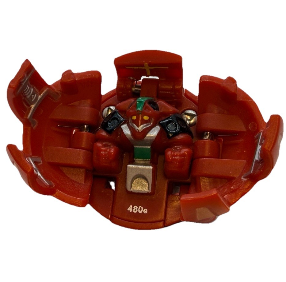 BAKUGAN Laserman B2 480G Red Pyrus BATTLE BRAWLERS RARE