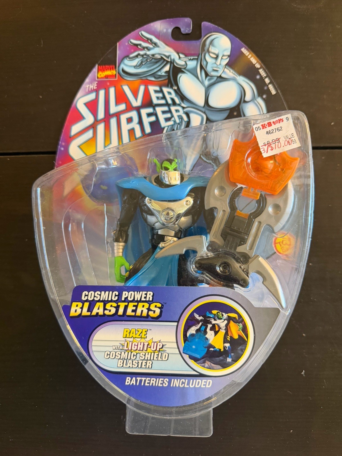 1997 ToyBiz Silver Surfer Cosmic Power Blasters Set Complete Thanos Raze Drax