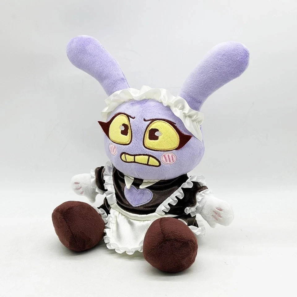 10 Inch Maid Jax Plush Doll Cute Anime Circus Rabbit Stuffed Aniaml Toy For Kids