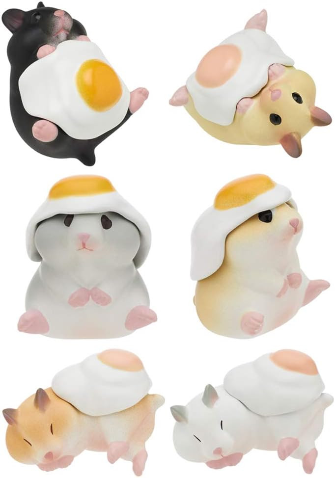 Kitan Club Hamster &lsquo;N Egg Plastic Toy figure (1 Random Blind Box) 03770