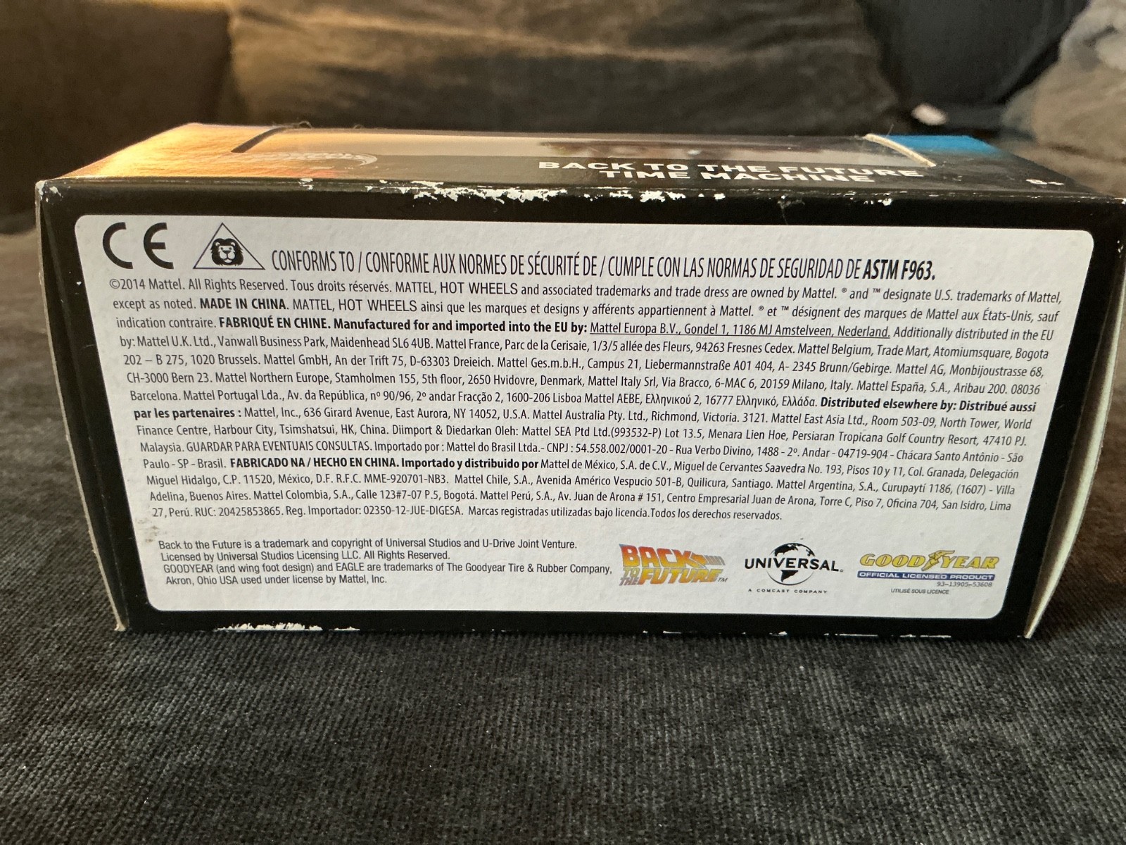 Hot Wheels Elite One Back to the Future Time Machine DeLorean Die-Cast 1:50