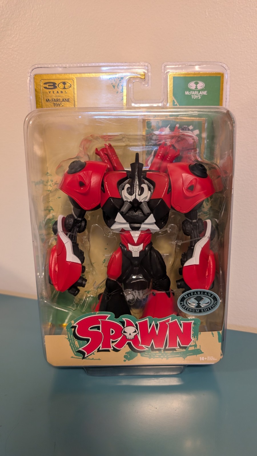NIP – Lot of 2 McFarlane Spawn 30 Year Anniversary Robot Wars Figures Platinum