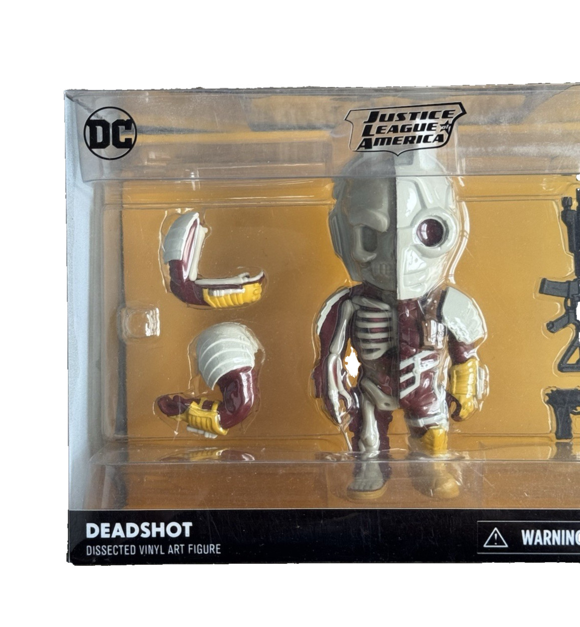 DC Comics Golden Age Deadshot Skeleton XXRAY Deluxe 4&Prime; Figure