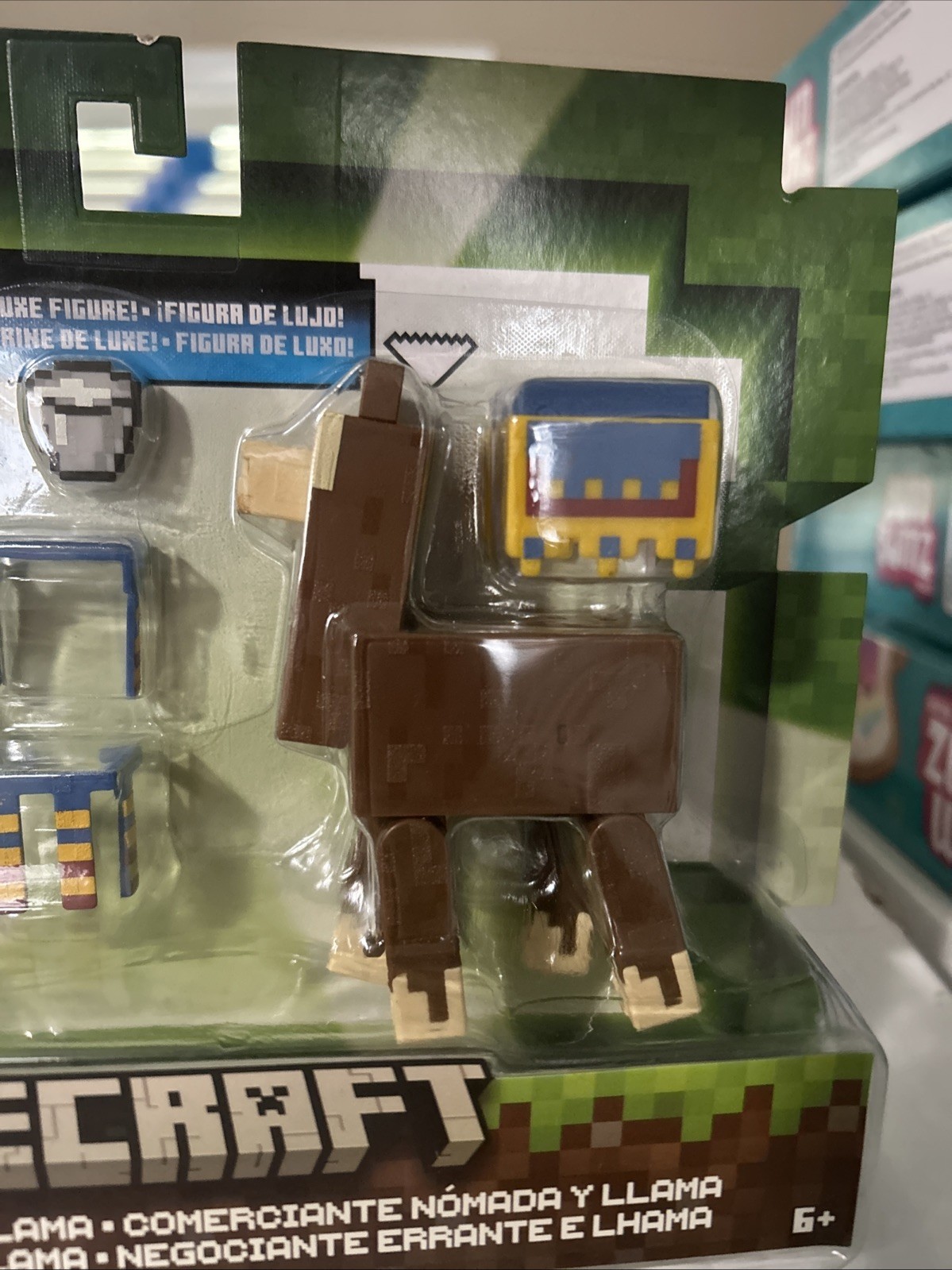 Minecraft Deluxe Figure 2-Pack WANDERING TRADER AND LLAMA
