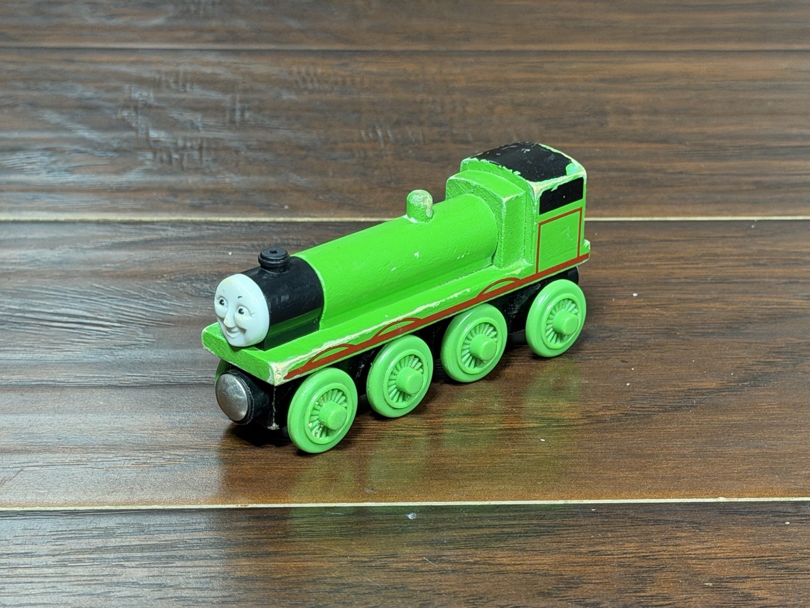 Thomas & Friends Wooden Railway Train 2001 Henry the Green Engine Vintage Used