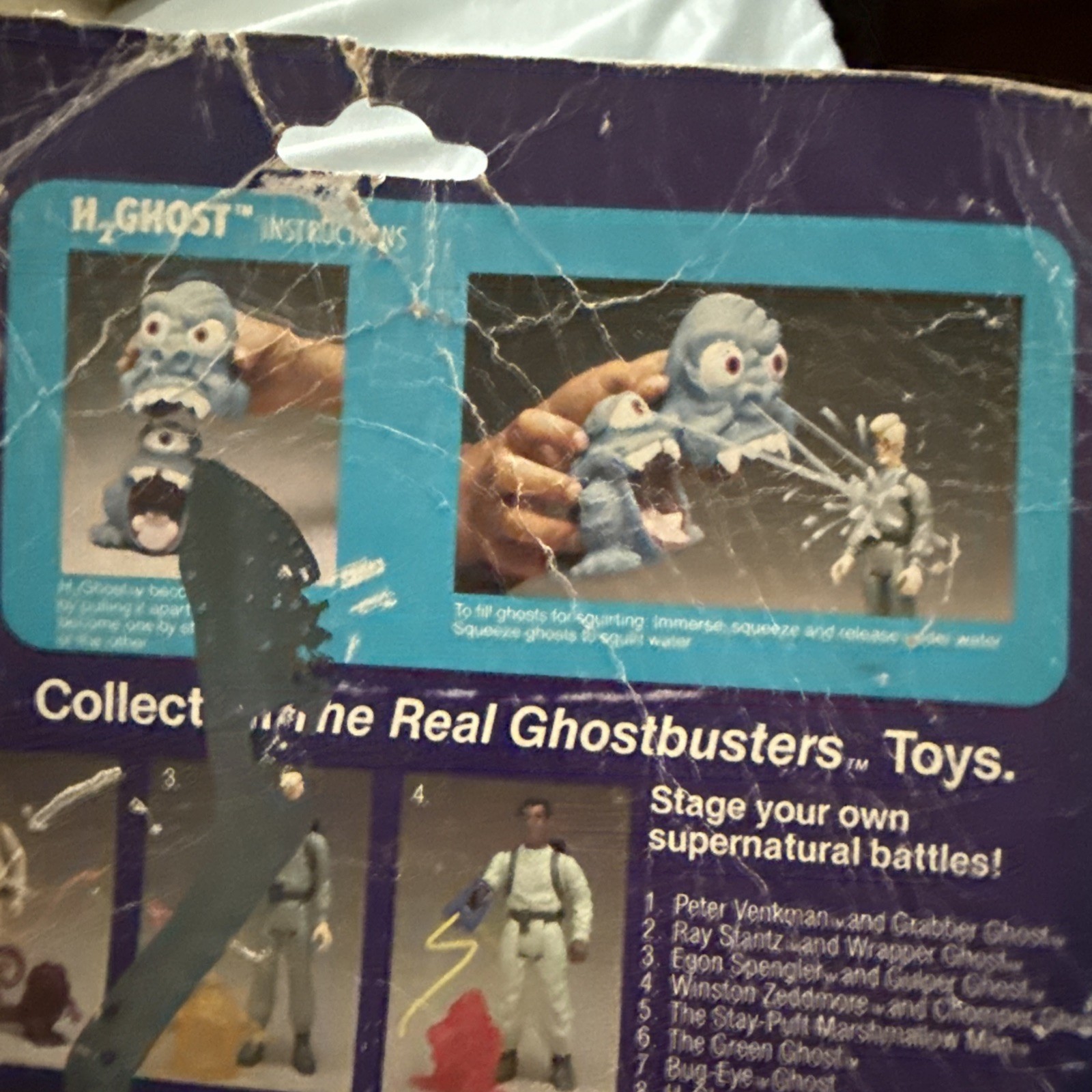H2 Ghost The Real Ghostbusters 1986 Kenner Action Figure NEW SEALED