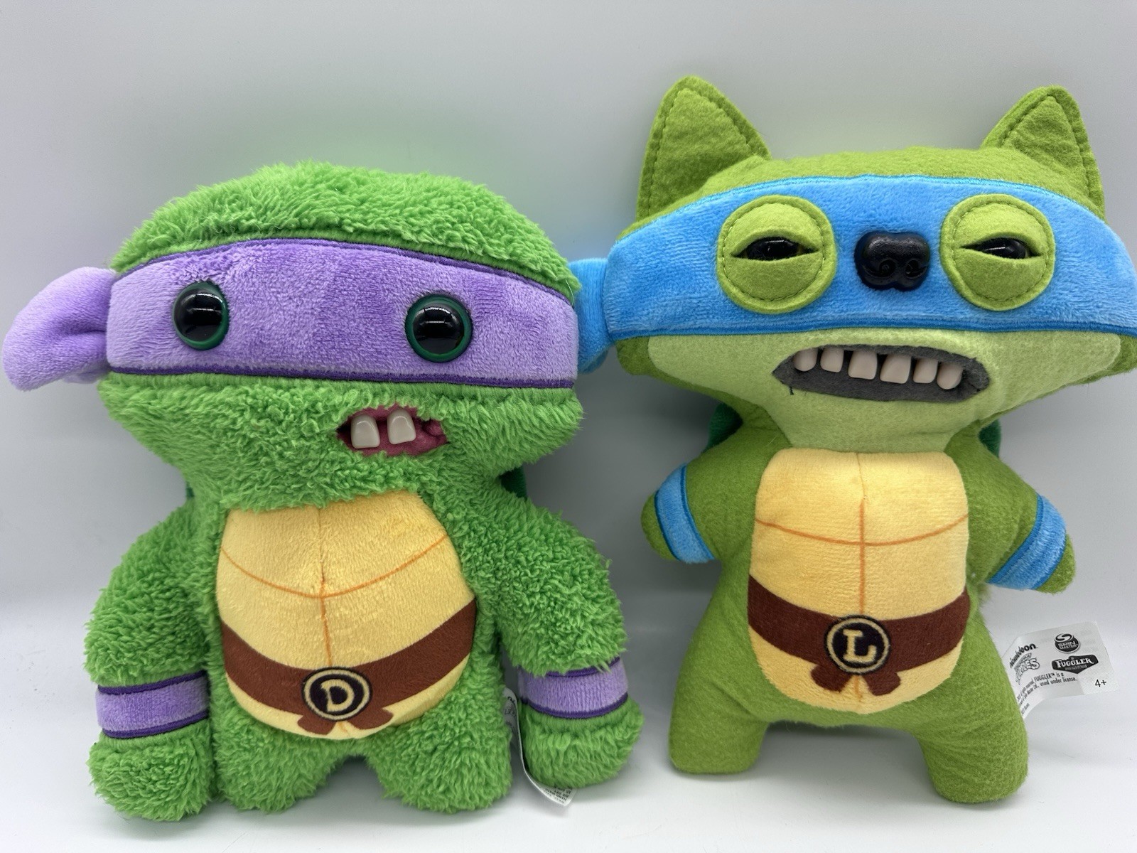 Fuggler x Teenage Mutant Ninja Turtles Donatello Leonardo Plush LIMITED EDITION