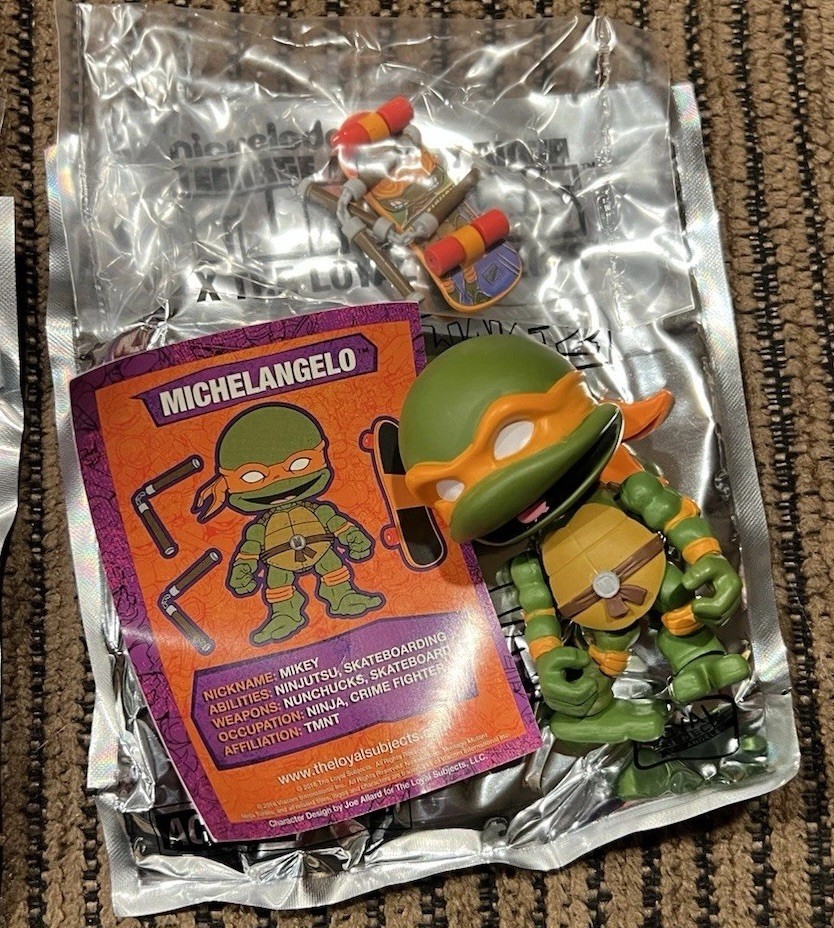 Loyal Subjects TMNT Teenage Mutant Ninja Turtles Wave 2 Lot Of 8 Figures New