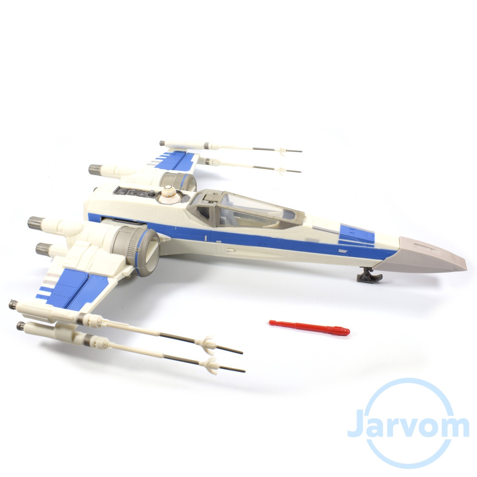 Star Wars 3.75&Prime; Scale Force Awakens Poe Dameron&rsquo;s Blue X-Wing Fighter Vehicle
