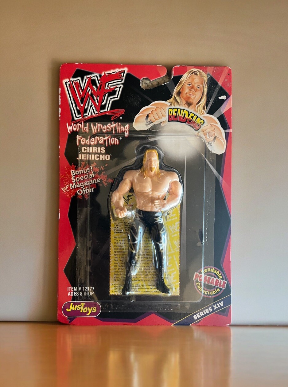 NEW Chris Jericho Y2J WWF JusToys Bendems Series 14 XIV Just Toys Bendies WWE