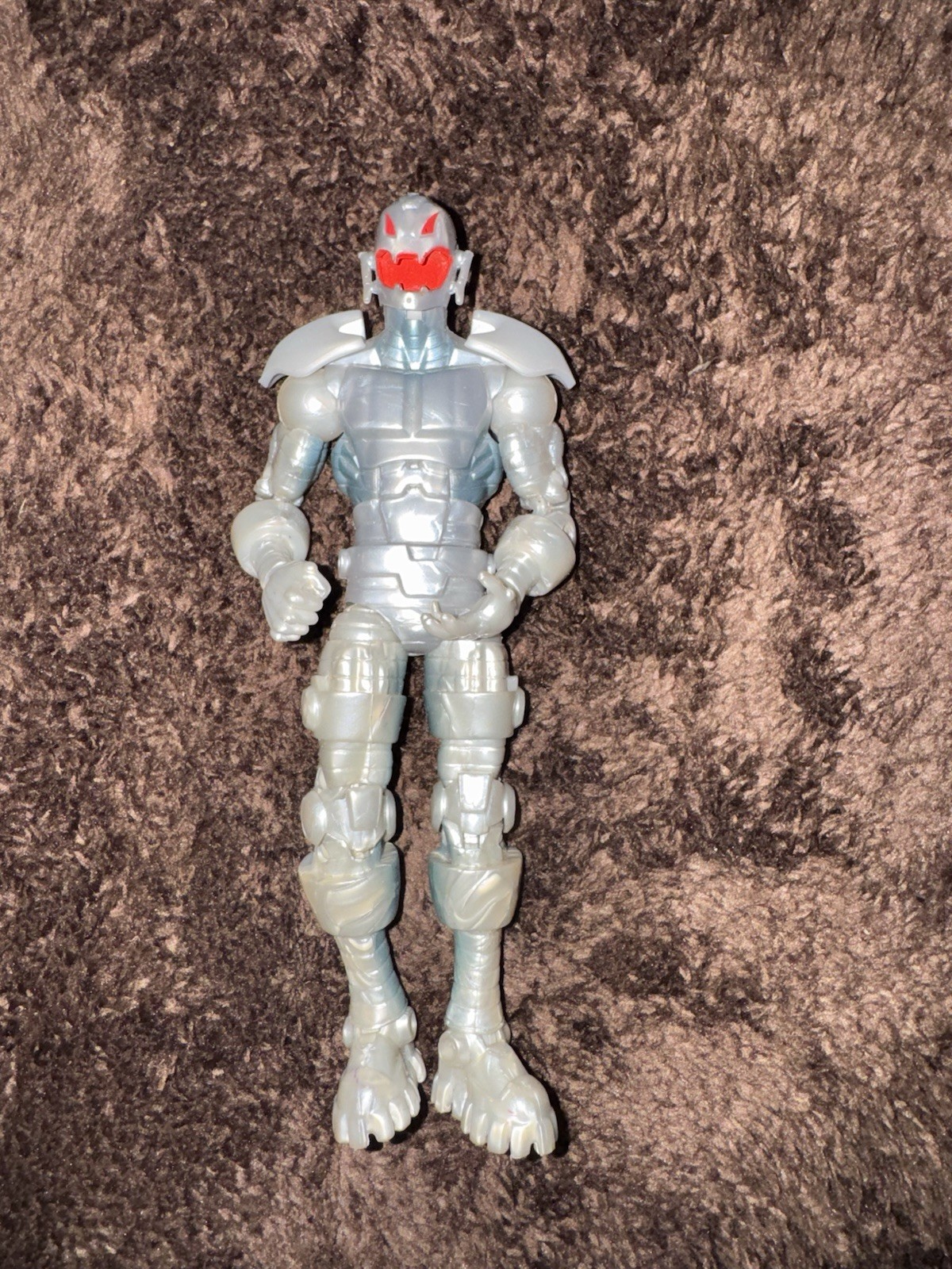 Marvel Ultron Action Figure Silver Red Face Detailing Comic Book Heroes