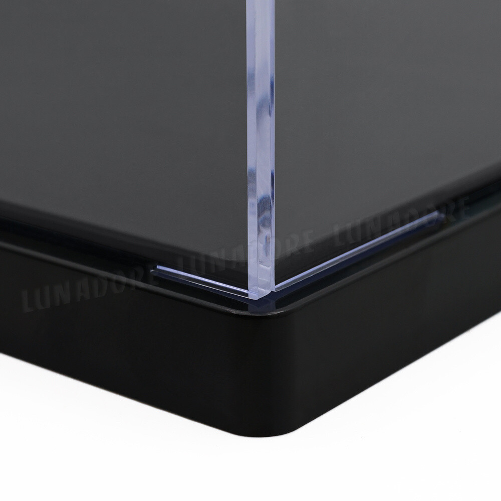 US Acrylic Plastic Display Case Box 10&Prime; Self-Install Protection Dustproof Figure