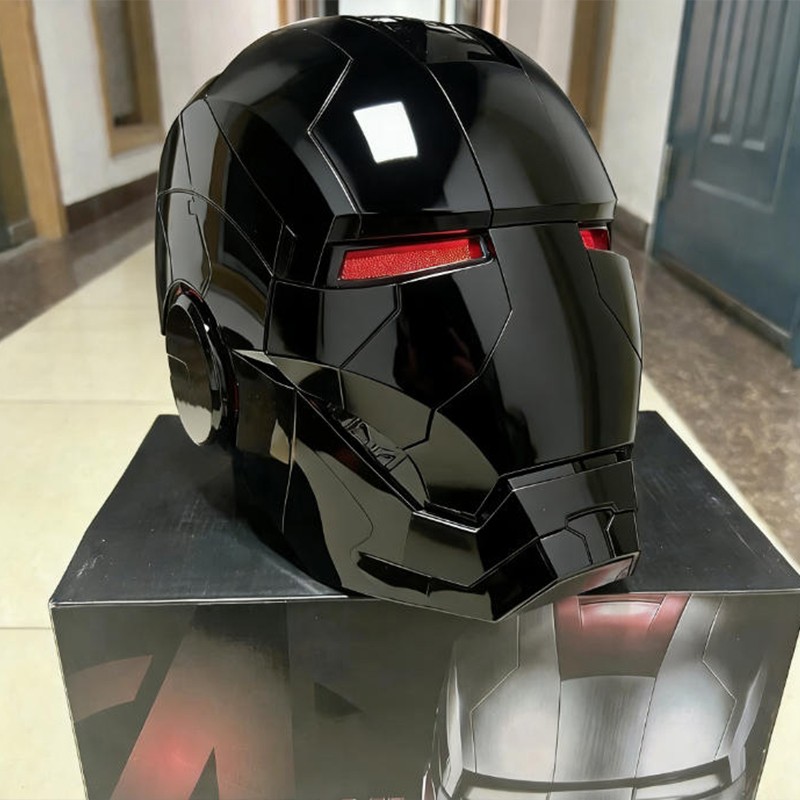 Autoking Iron Man Full Black MK5 Helmet Electronic Wearable Voice-control Mask