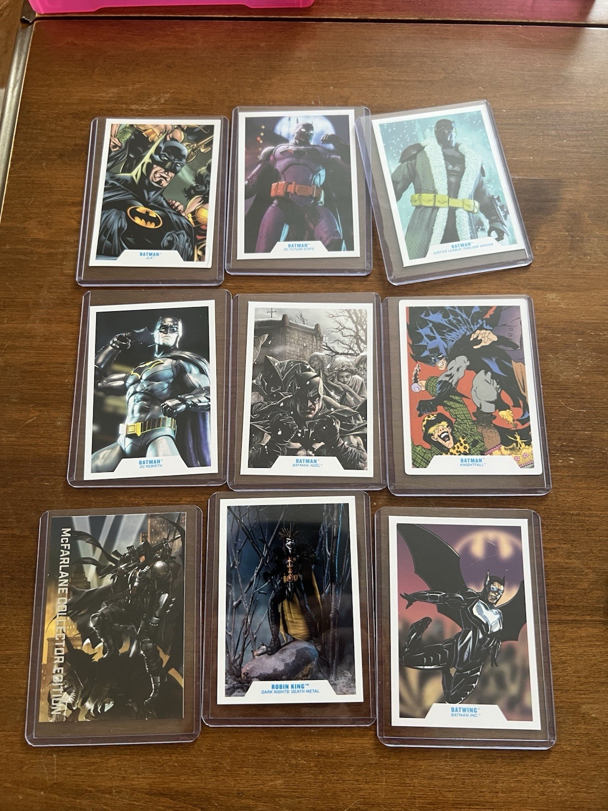 McFarlane Lot Batman Knightfall Grim Knight Batman Noel Platinum Batwing Robin