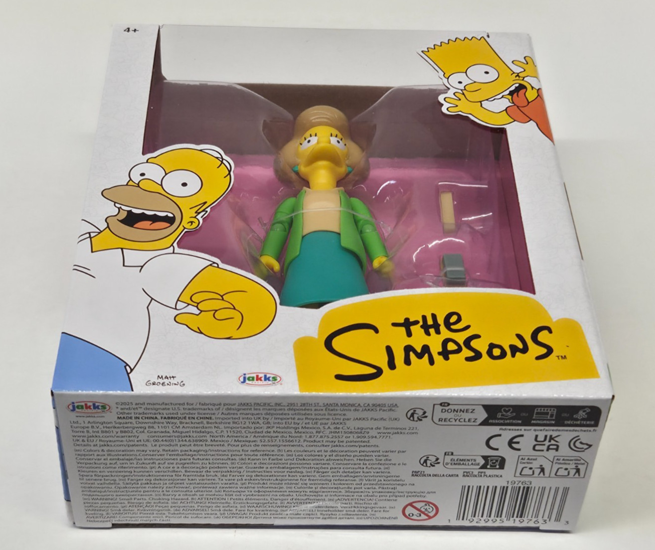 EDNA KRABAPPEL – The Simpsons Wave 5 Jakks Pacific 5&Prime; Action Figure NEW IN STOCK